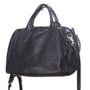Fossil Black Leather Shoulder Bag